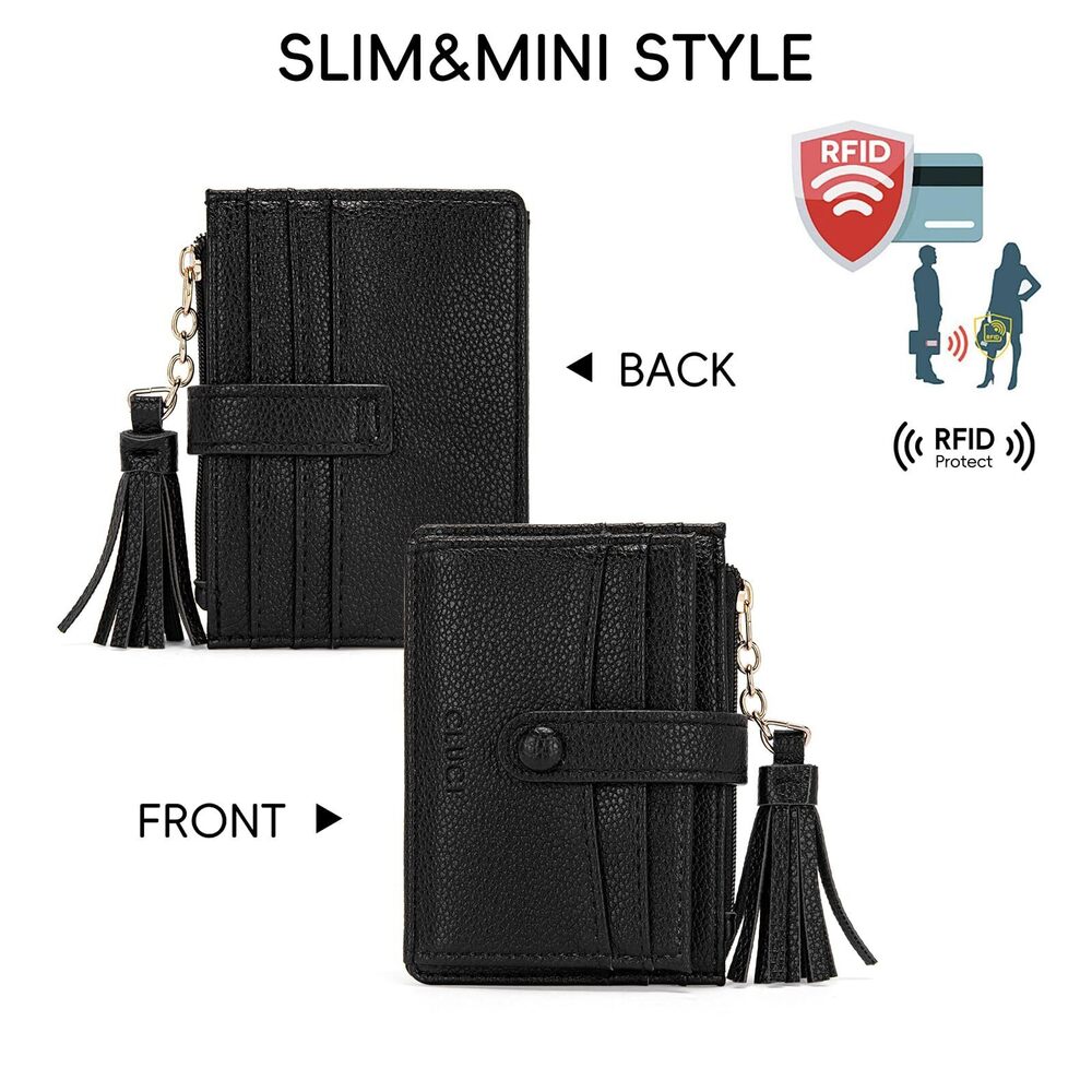 6831 Small Wallet RFID Blocking Credit Card Wallets+Crossbody Bags - Picture 5 of 9